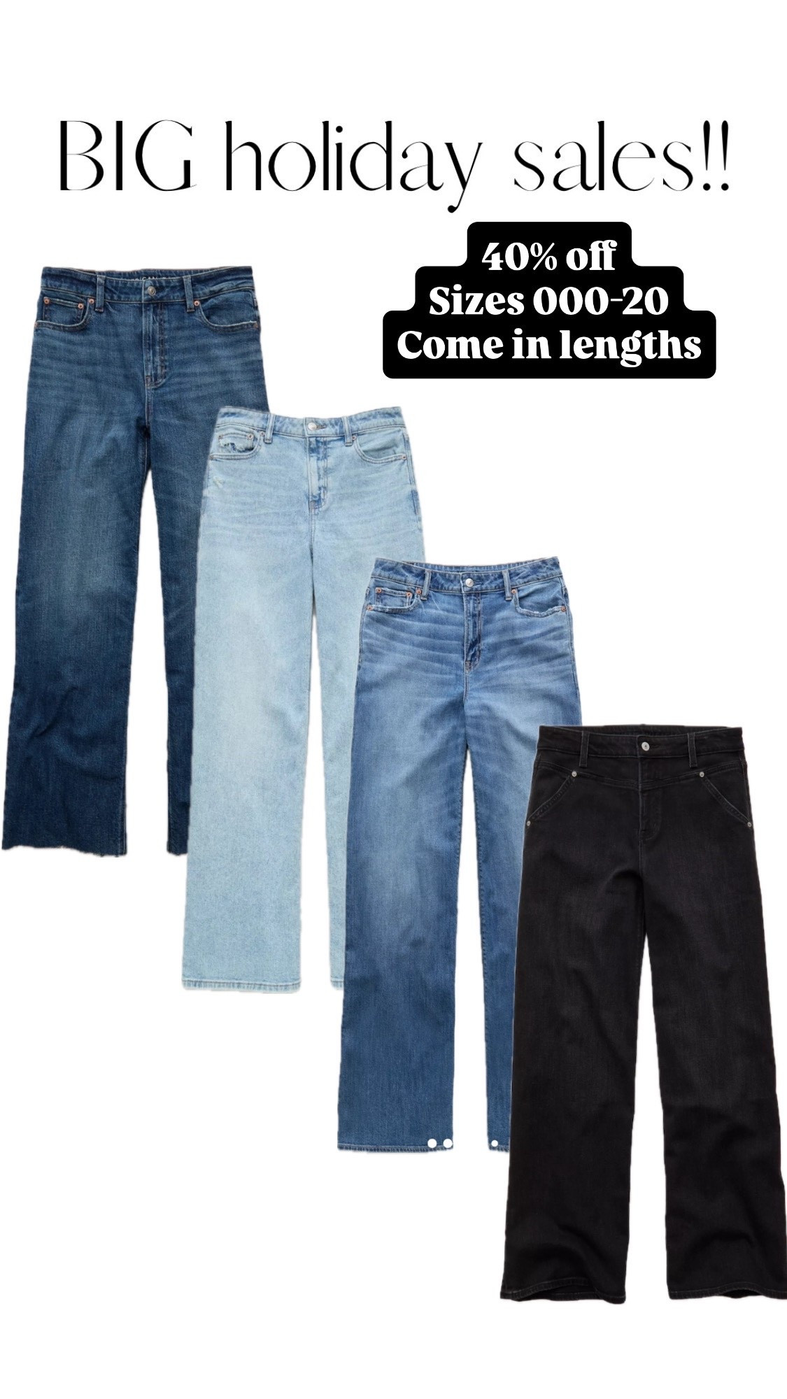 40% off some of my favorite lauds meg jeans! VERY soft and lightweight. Come in lengths and sizes 000-20.

#LTKFindsUnder50 #LTKSaleAlert #LTKmomlife
