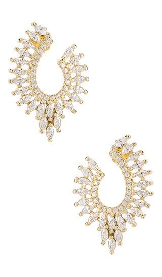 Diana Stud Earring in Gold | Revolve Clothing (Global)