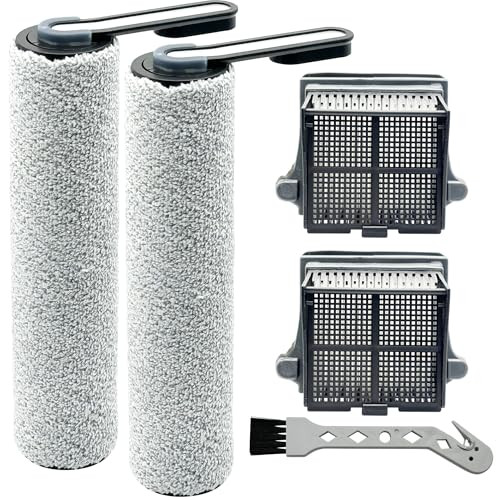 Brush Rollers and Filters Replacement Compatible with Tineco iFLOOR 5 Breeze Complete Vacuum Cleaner- 2 Brush Rollers + 2 Vacuum Filters + 1 Cleaning Tool | Amazon (US)