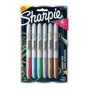 Sharpie 6-Markers Set, Fine Metallic | Walmart (US)