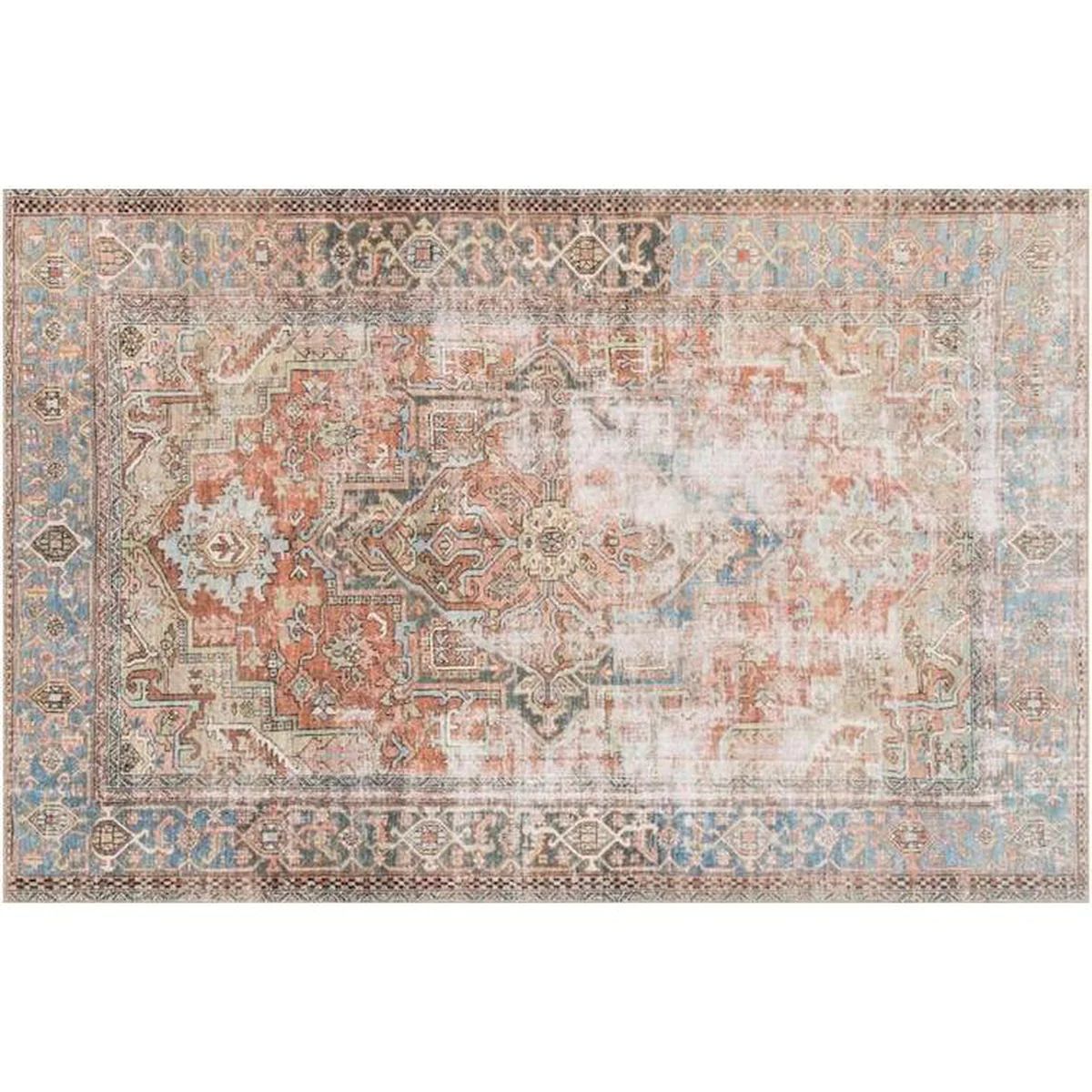 TERRACOTTA / SKY LOREN RUG | CC and Mike The Shop