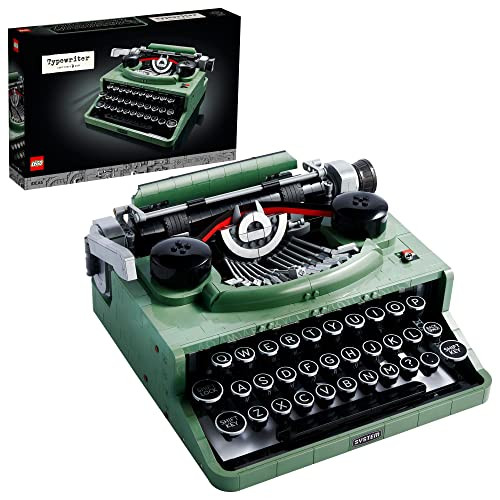 LEGO Ideas Typewriter 21327 Building Set for Adults, Collectible Retro Display Model, Creative Hobbies Unique Gift Idea | Amazon (US)