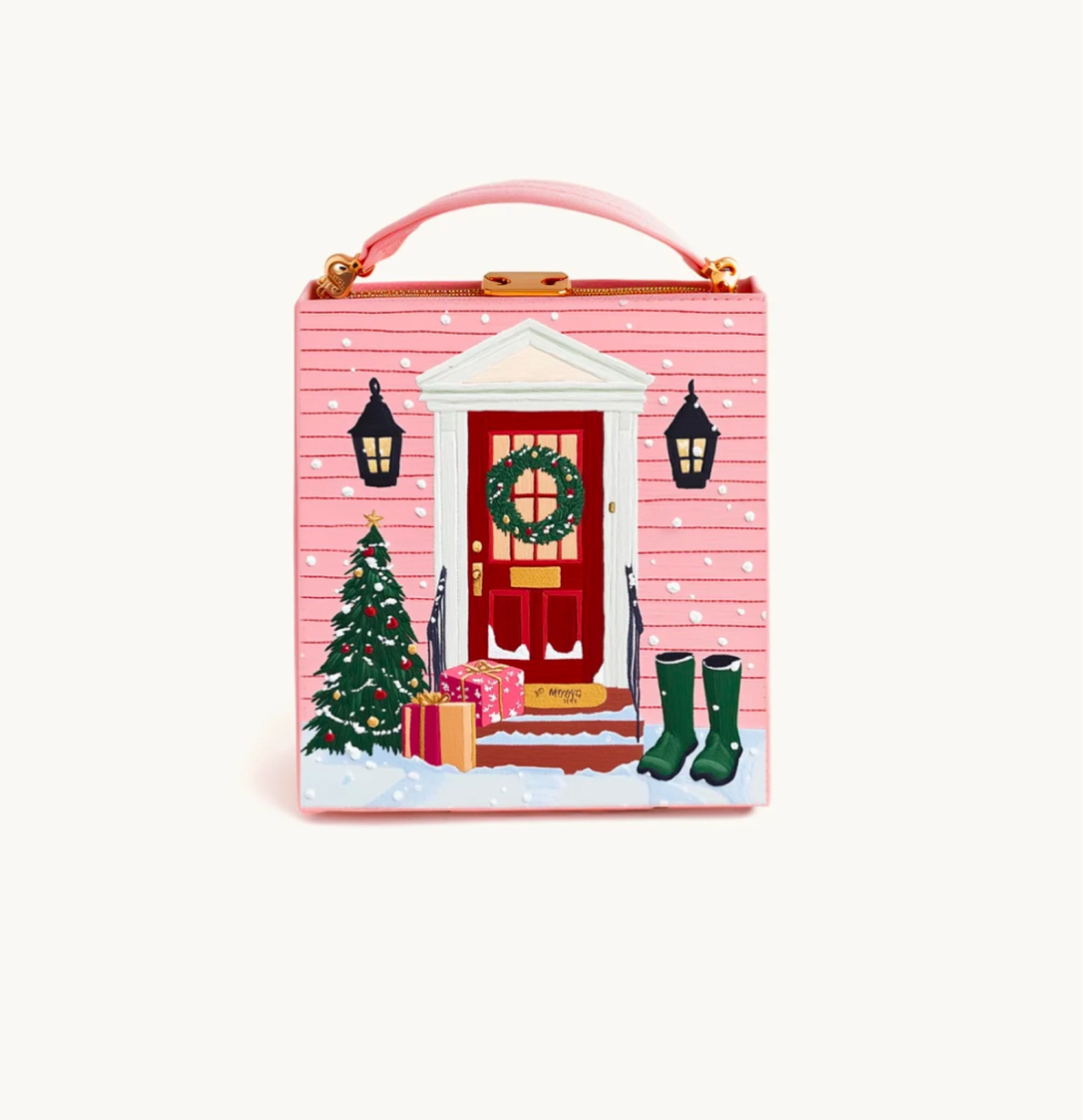 JW PEI Christmas clutch. 16cm W x 18cm H x 4cm D (6.3" x 7.1" x 1.6")

#LTKHoliday #LTKItBag