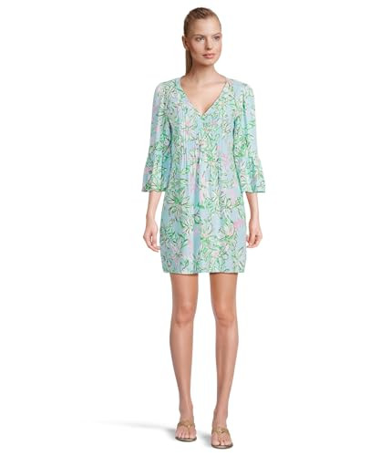 Lilly Pulitzer Women's Danika 3/4 Sleeve Tunic Dress, Multi Sun of A Bun | Amazon (US)