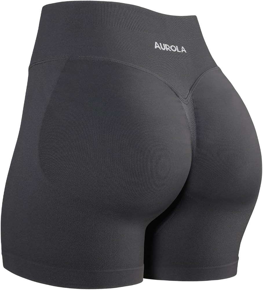 AUROLA Influence Workout Shorts for Women,2.5 3.5 4.5 5.5 6.5 No Roll Up Squat Proof Scrunch Seam... | Amazon (US)