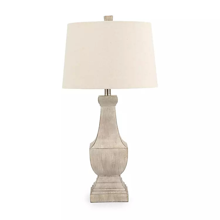 New! Ivory Traditional Base Table Lamp | Kirklands