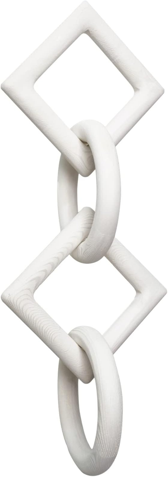 Wood Chain Link Decor – Handmade 4-Link Wooden Decorative Chain – 16in Modern Aesthetic Rusti... | Amazon (US)