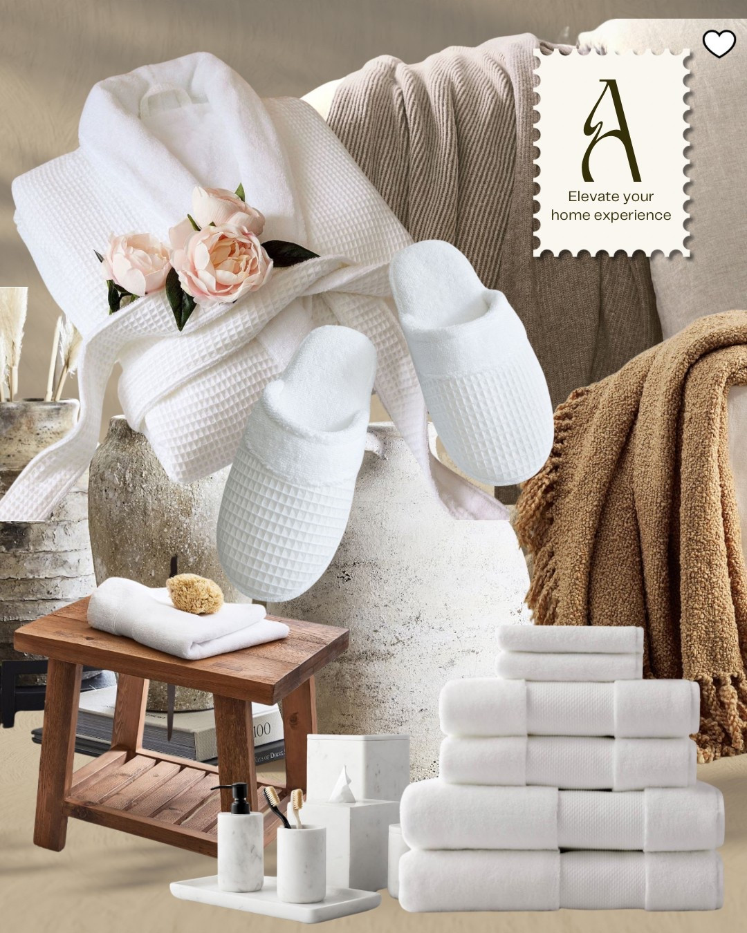 Bring the luxury of a five-star retreat home—plush resort-style towels, robes, and essentials designed to elevate your everyday. 🤎#LTKGiftGuide 

#LTKHome #LTKOver40