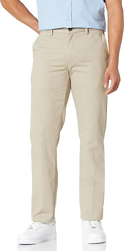 Amazon Essentials Men's Slim-fit Wrinkle-Resistant Flat-Front Chino Pant | Amazon (US)