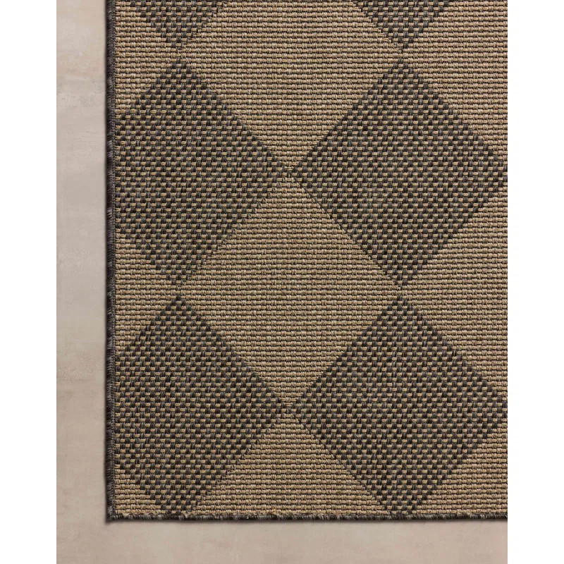 Chris Loves Julia x Loloi Providence Graphite / Sand Indoor/Outdoor Area Rug | Wayfair North America