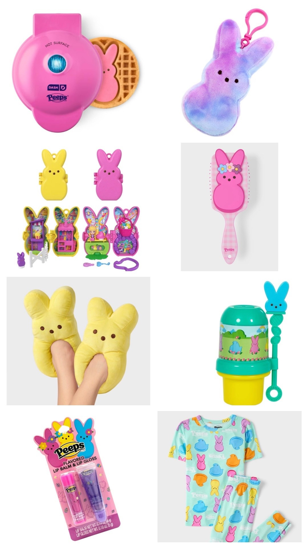 Peeps Easter goodies! Slippers and bubbles and Easter pajamas 

#LTKKids