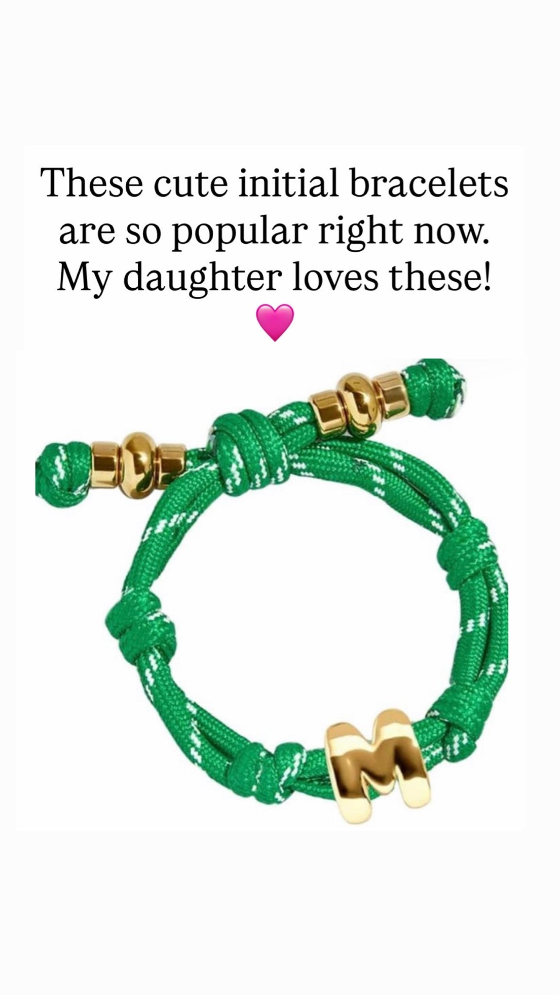 These rope initial bracelets are so popular! I just love these. Great for back to school!

#LTKKids