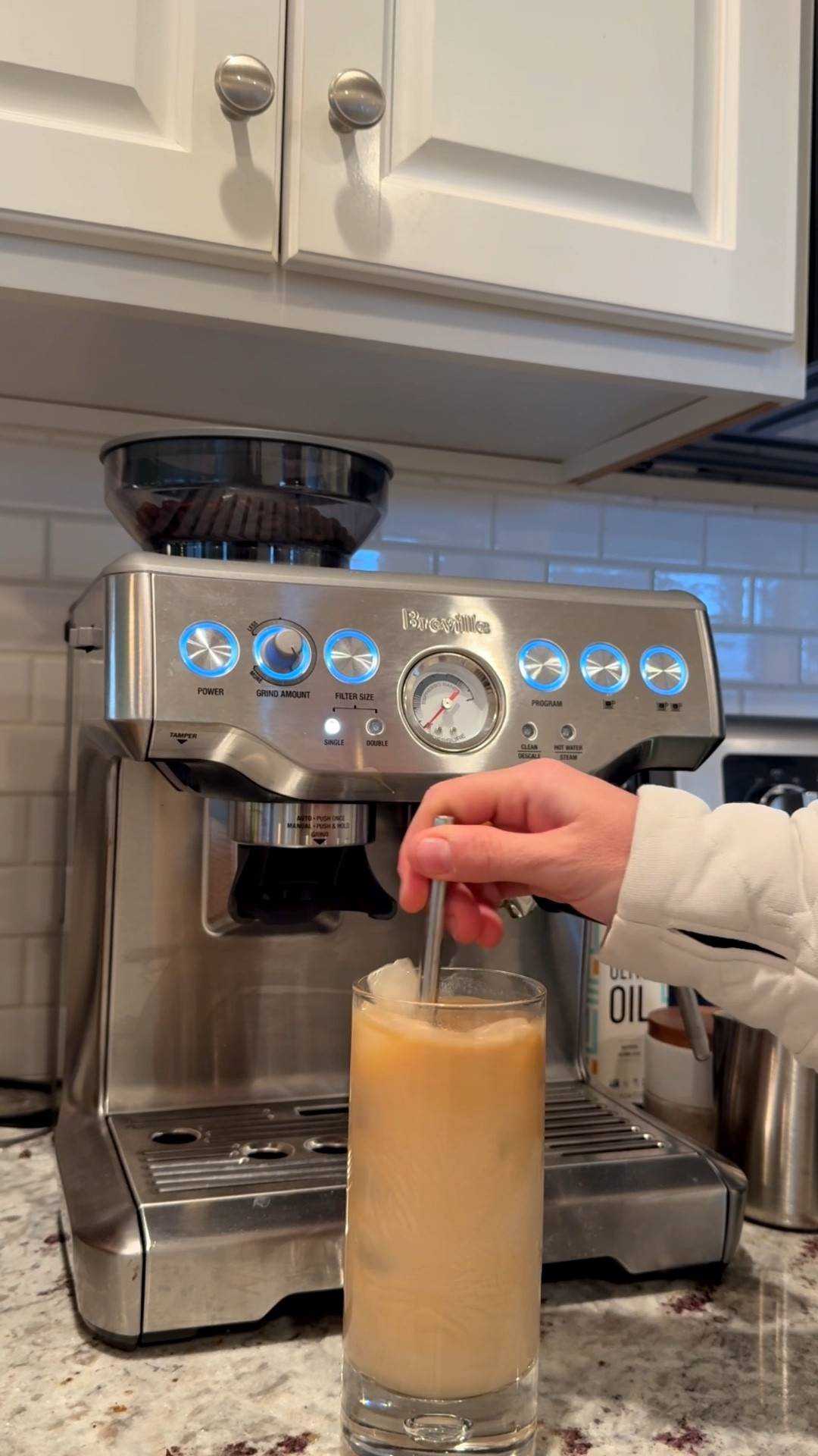 The perfect iced coffee made by my espresso machine (on sale!) I love making these mid day for a pick me up!

#LTKGiftGuide #LTKdayinmylife #LTKHome