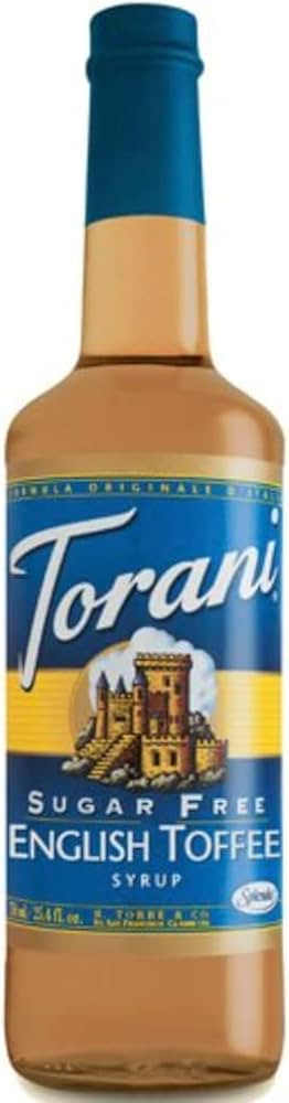 Torani® English Toffee Syrup Sugar Free | Amazon (US)