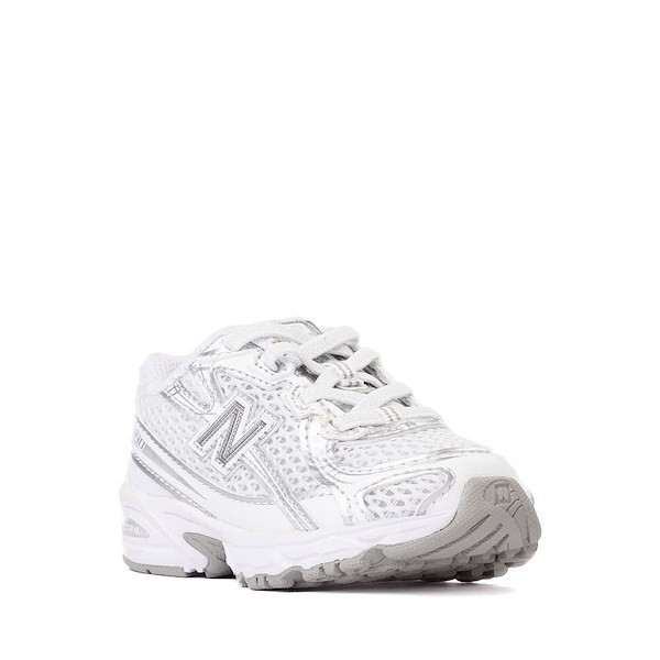 New Balance 740 Athletic Shoe - Baby / Toddler - White / Silver Metallic | Journeys