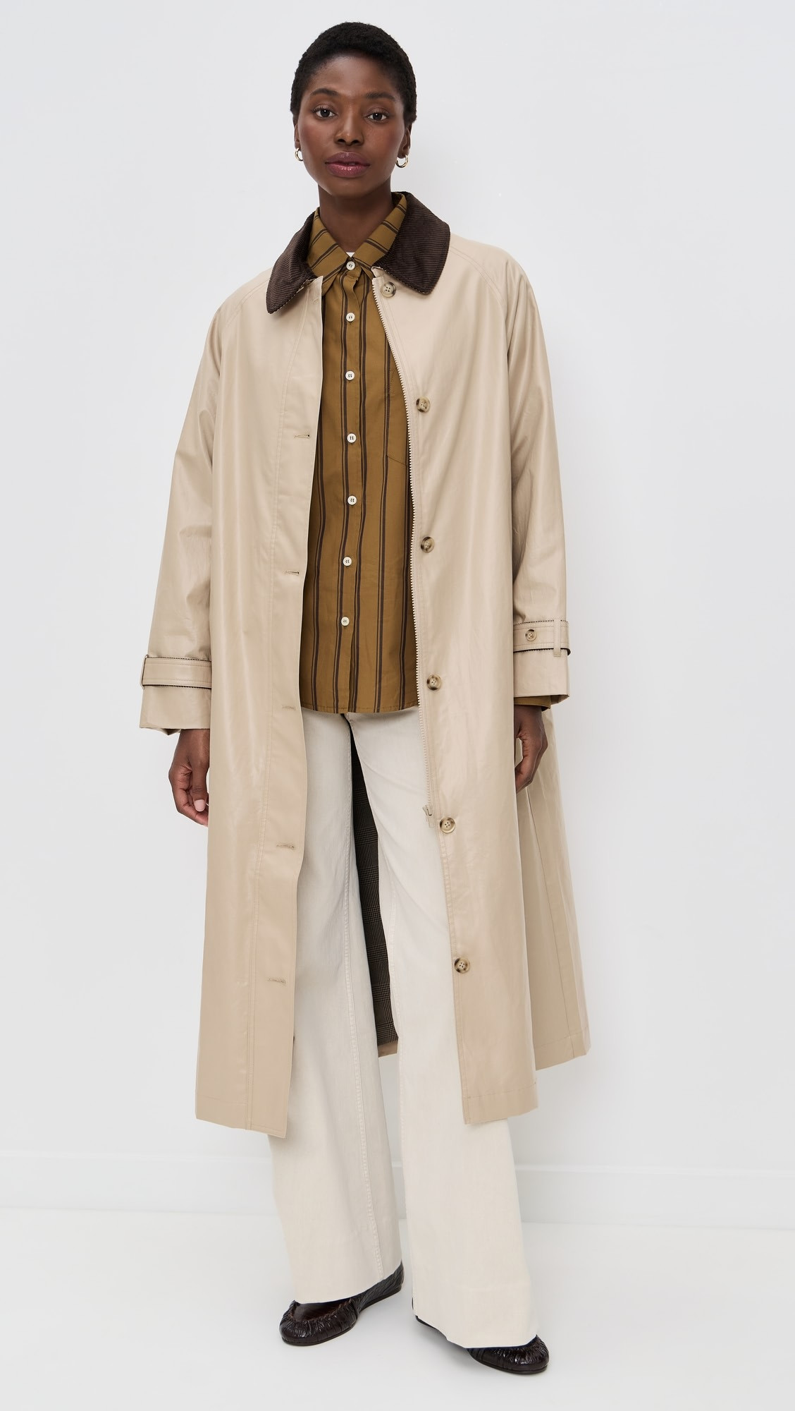 Kent Trench Coat in Khaki | Shopbop