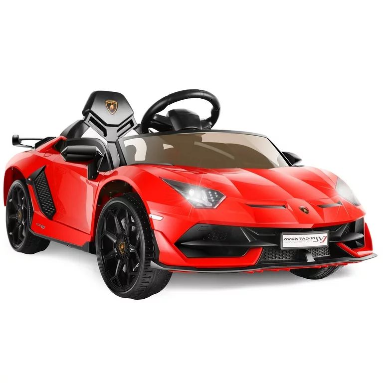 Vibespark Kids Electric Ride On 12V Licensed Lamborghini Aventador Battery Powered Sports Car Toy... | Walmart (US)