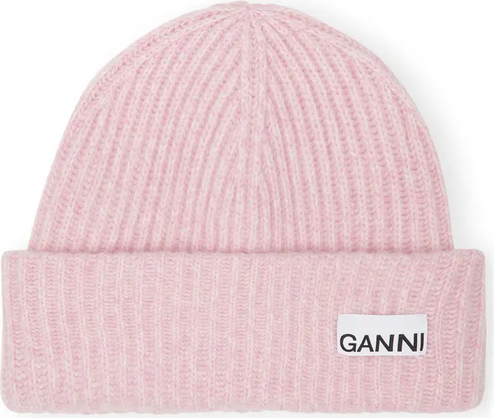 Structured Rib Wool Blend Beanie | Nordstrom