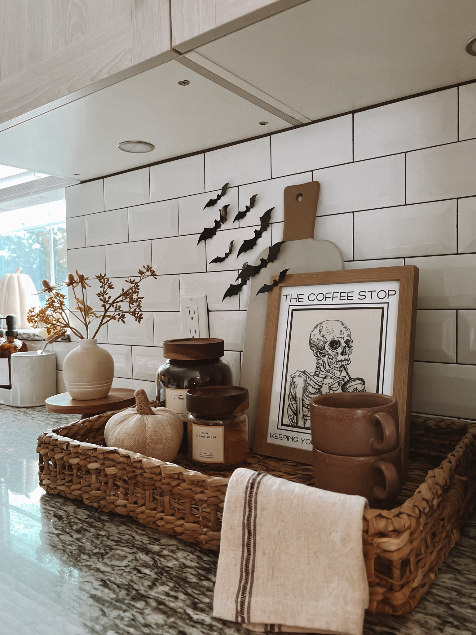 This art printable is so fun for a Halloween coffee station!☕️🦇

#LTKSeasonal #LTKHome