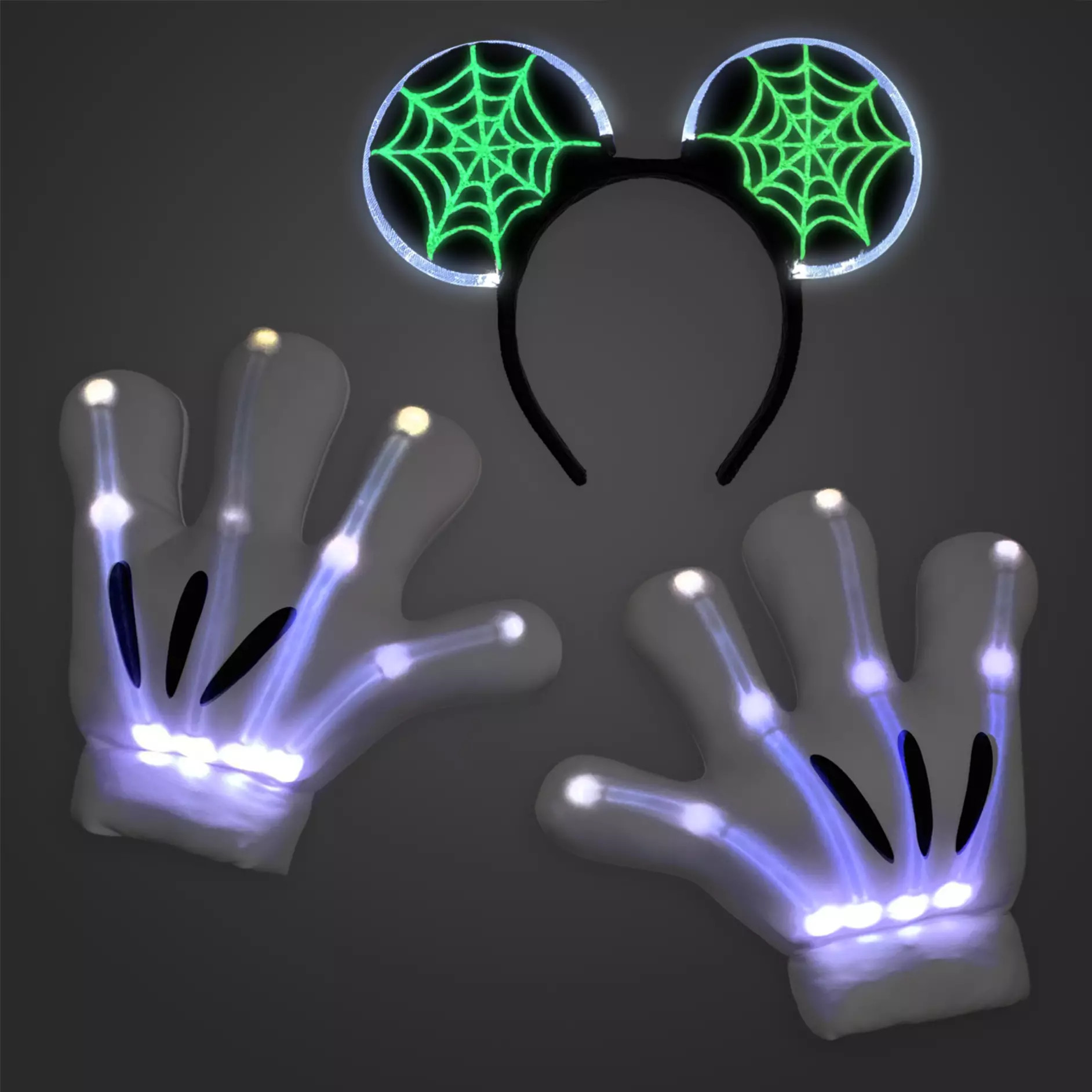 Mickey Mouse Light-Up Skeleton Costume Accessory Set for Adults | Disney Store