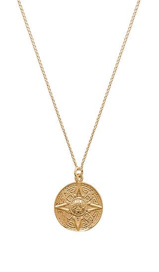 joolz by Martha Calvo Sun Medallion Necklace in Gold | Revolve Clothing (Global)