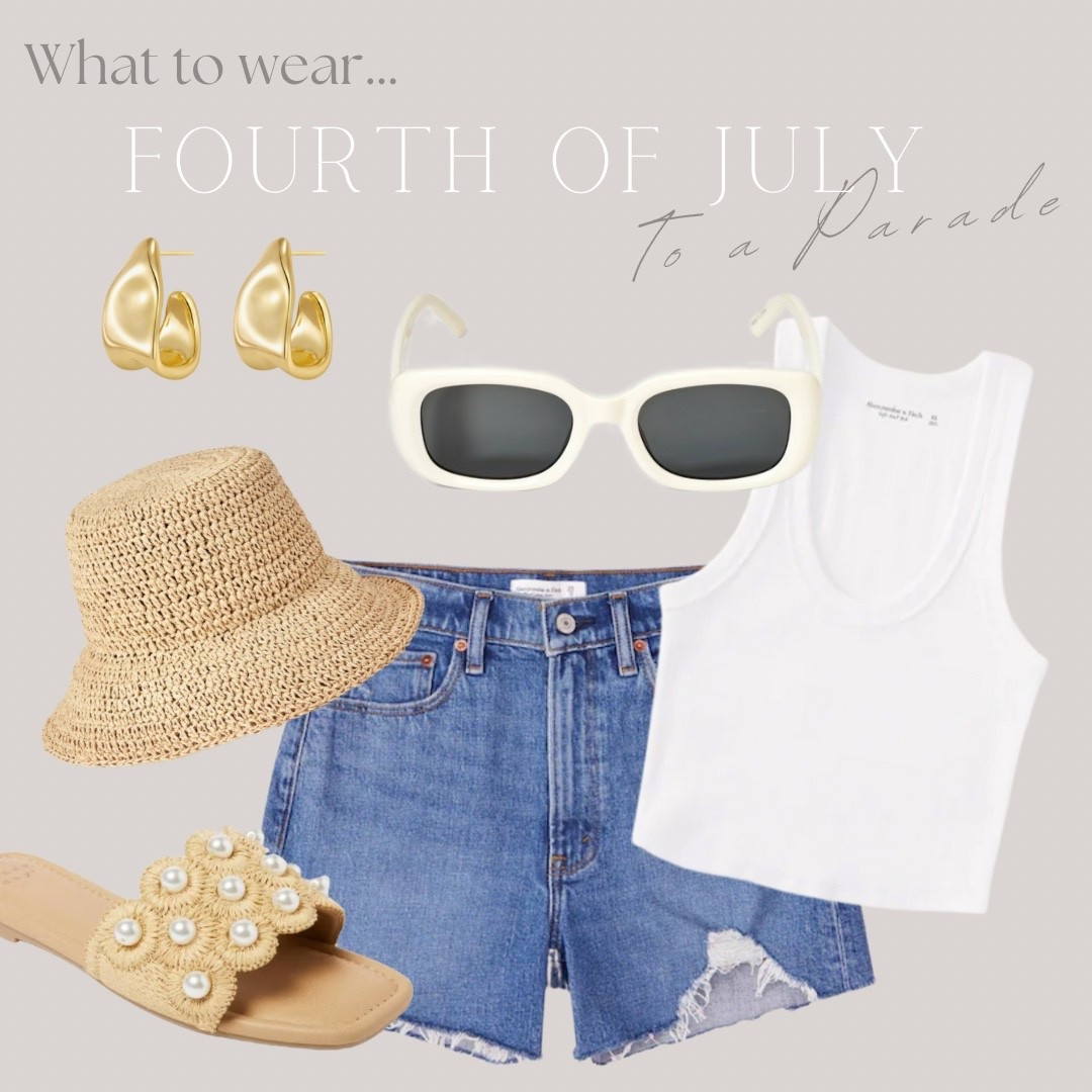 What to wear: 4th of July - to a parade 🇺🇸🎆




Mom shorts, jean shorts, white tank, straw hat, bucket hat, earrings, sandals, summer outfit, women’s sunglasses, 4th of July outfit

#LTKFamily #LTKStyleTip #LTKSeasonal
