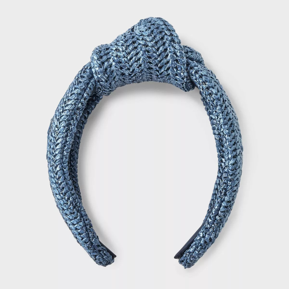 Ciao Raffia Top Knot Headband - Universal Thread™ Teal Blue | Target