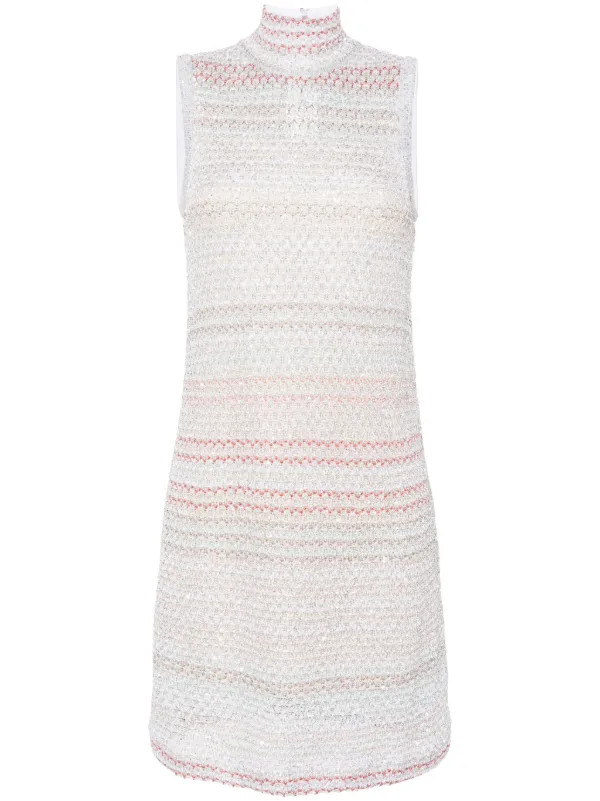 Missoni sequin-embellished crochet-knit Dress - Farfetch | Farfetch Global