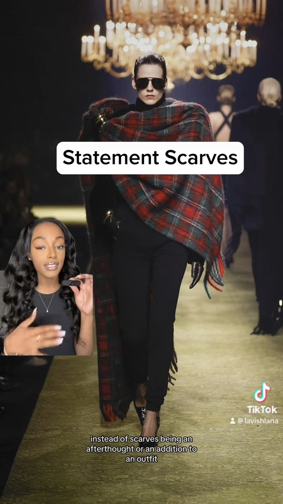 Fall Fashion Trends: Scarf, Scarves, Statement Scarf, Scarf Trend, Fall Fashion, Fall Outfits, Fall Style 

#LTKVideo #LTKSeasonal #LTKstyletip