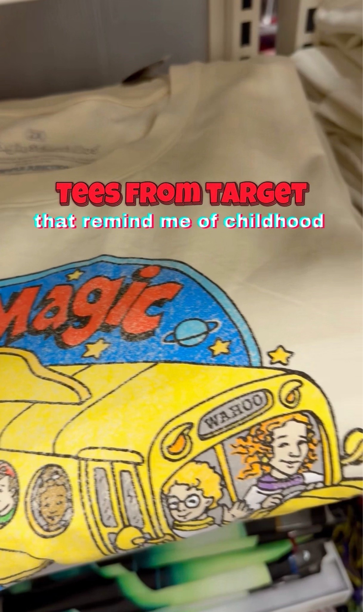 Nostalgic tees from
Target