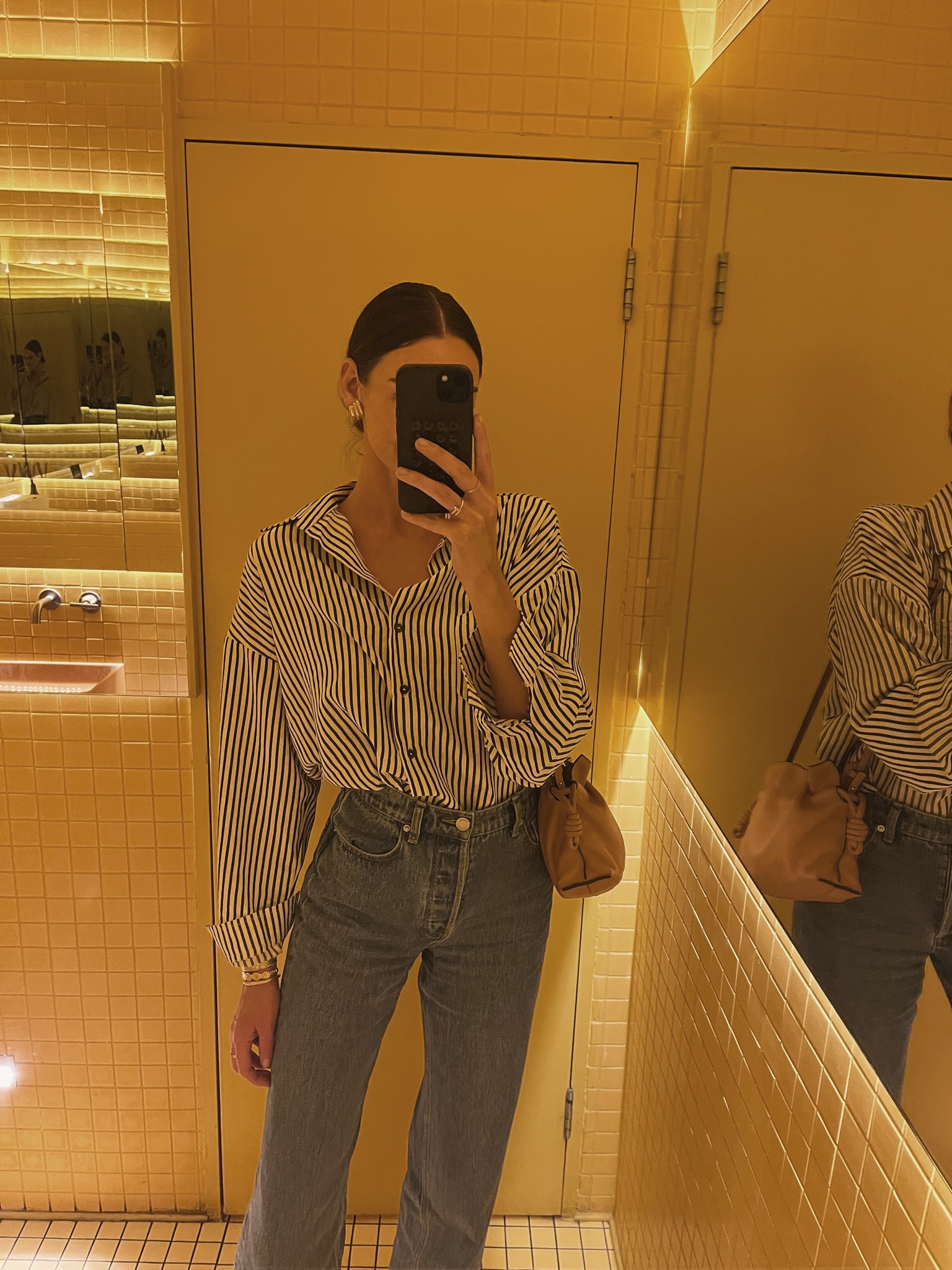 Hello London! Wearing my favourite denim jeans by Henne and oversized striped shirt. 

#LTKtravel #LTKstyletip #LTKaustralia