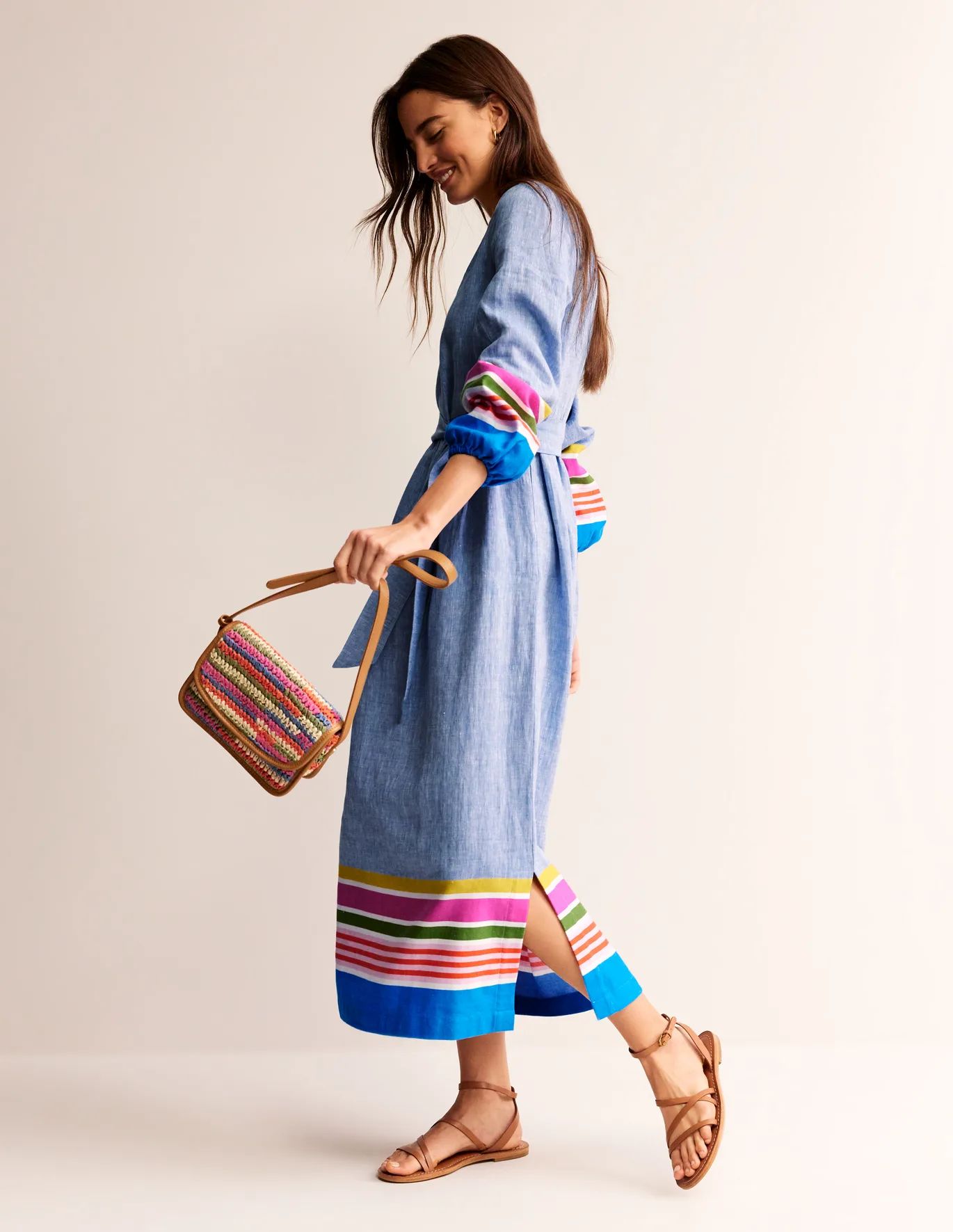 Blue and Multistripe | Boden (US)