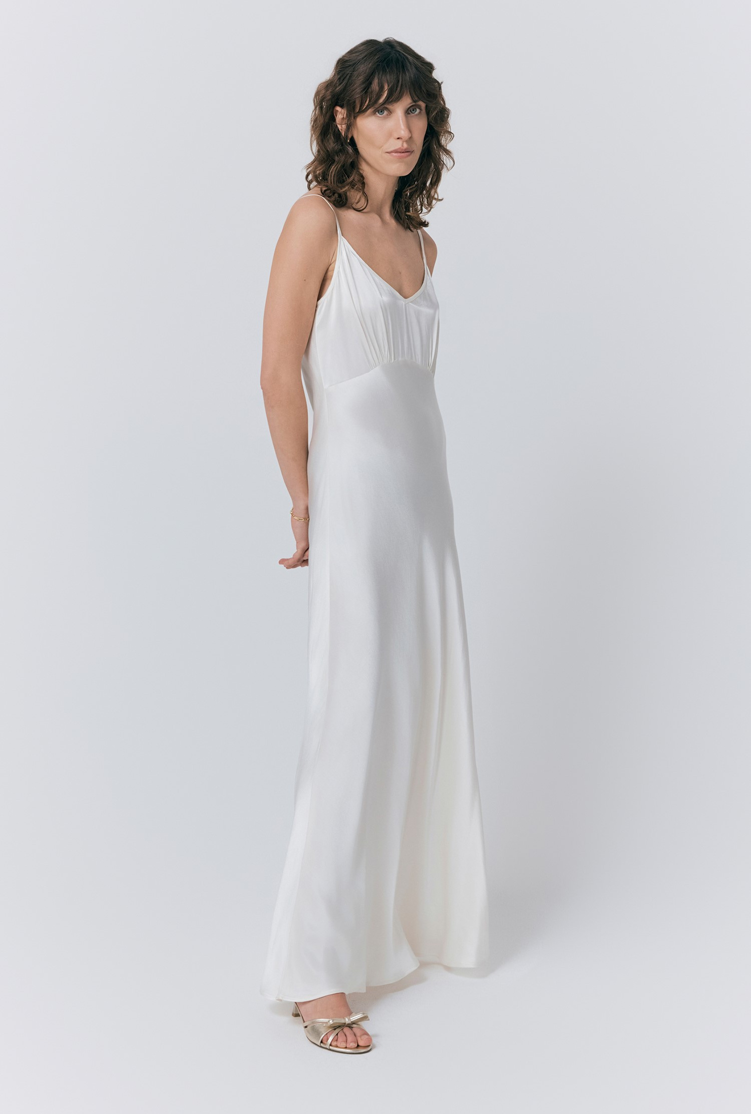 Winnie Satin Maxi Dress | Ghost