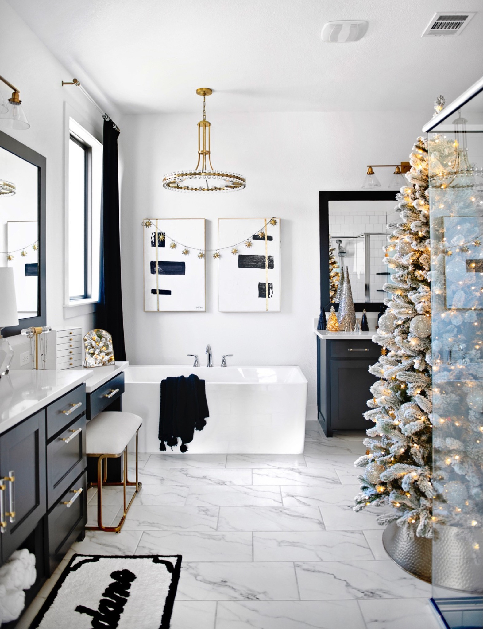 Holiday bathroom inspo

Christmas decor, holiday decor, holiday bathroom, Christmas bathroom, flocked Christmas tree, tree collar, gold Christmas, bathroom vanity, hardware, jewelry storage, gift for her, white decor, black decor, acrylic, modern, traditional

#LTKHoliday #LTKstyletip #LTKhome