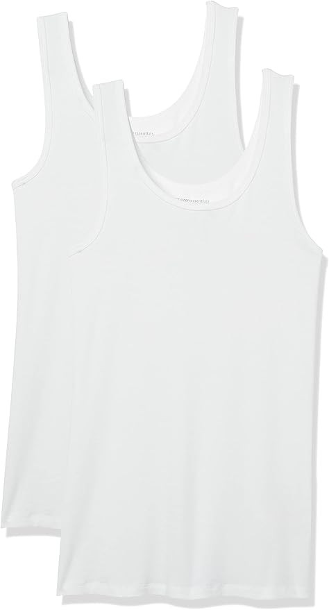 Amazon Essentials Women's Slim-Fit Tank, Pack of 2 | Amazon (US)