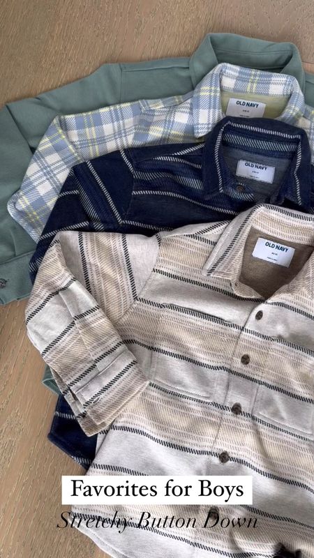 Currently on CLEARENCE for $15.  My boys own this stretchy button down top in every color, we wear it with joggers and jeans.  Super comfy and nicer than a sweatshirt.

#boysoutfits #boys #springoutfits #kids #under25

#LTKfindsunder50 #LTKkids #LTKVideo