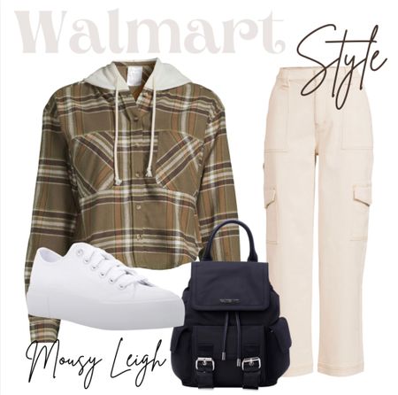 Walmart style! Cargo pants, cropped plaid hooded top, sneakers, and backpack bag! 

walmart, walmart finds, walmart find, walmart fall, found it at walmart, walmart style, walmart fashion, walmart outfit, walmart look, outfit, ootd, inpso, cargo pants, bag, tote, backpack, belt bag, shoulder bag, hand bag, tote bag, oversized bag, mini bag, fall, fall style, fall outfit, fall outfit idea, fall outfit inspo, fall outfit inspiration, fall look, fall fashions fall tops, fall shirts, flannel, hooded flannel, crew sweaters, sweaters, long sleeves, pullovers, sneakers, fashion sneaker, shoes, tennis shoes, athletic shoes,  

#LTKstyletip #LTKshoecrush #LTKFind