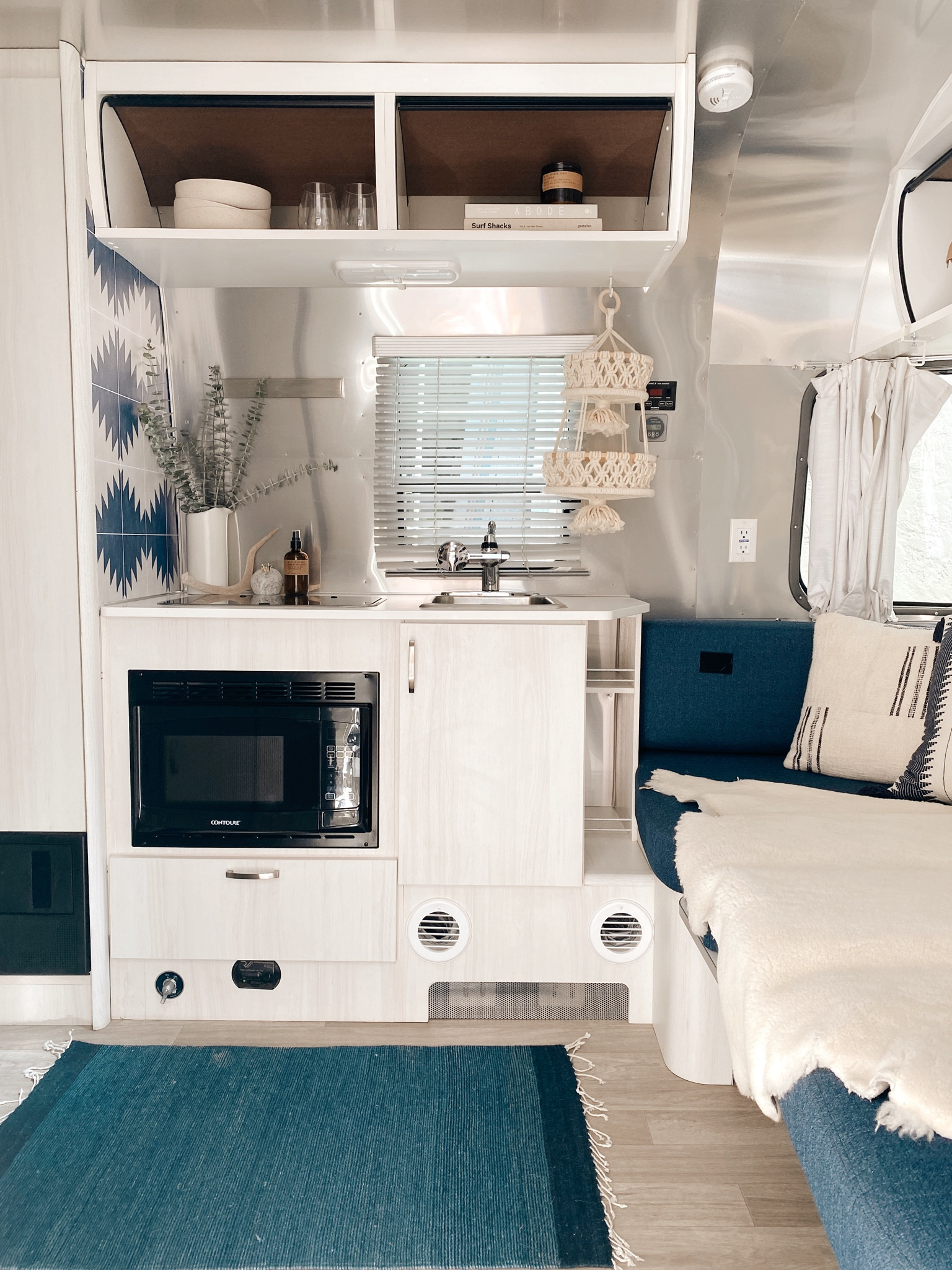 Our Airstream Bambi Custom Kitchen with DIY Kitchen Backsplash Tiles

#LTKtravel #LTKhome