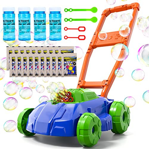 Bennol Bubble Lawn Mower for Toddlers, Kids Automatic Bubble Blower Maker Machine, Outdoor Gardening Push Toys, Christmas Birthday Gifts for Preschool Baby Boys Girls | Amazon (US)
