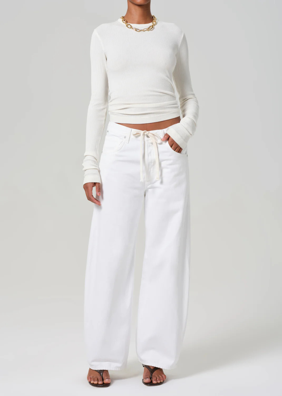 Brynn Drawstring Trouser in Tulip | Citizens of Humanity