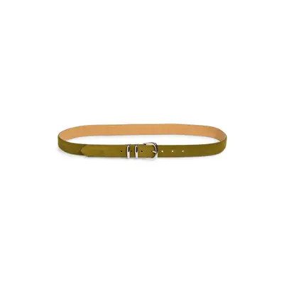 Nordstrom Angelique Suede Belt in Brown- Gold at Nordstrom, Size Small | Nordstrom