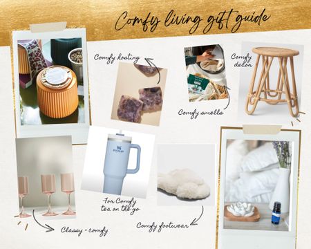 Comfy living gift guide: from having your tea on the go to using the five senses in your home to create an oasisi. 

#LTKGiftGuide #LTKSeasonal #LTKHoliday
