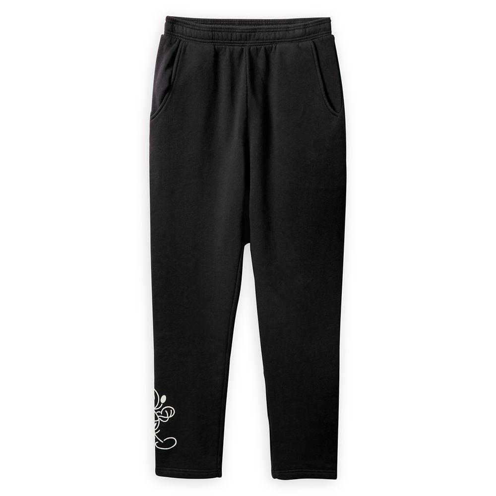 Mickey Mouse Genuine Mousewear Jogger Sweatpants for Women – Black | Disney Store