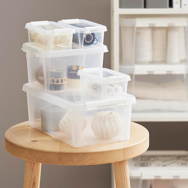 Translucent Small SmartStore Tote & Inserts | The Container Store
