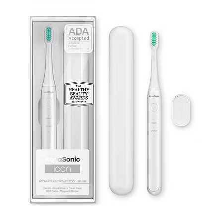 Aquasonic Icon Toothbrush, One Size, White | JCPenney