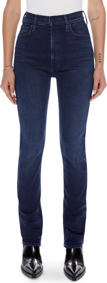 MOTHER Rider Skimp High Waist Straight Leg Jeans | Nordstrom | Nordstrom Canada