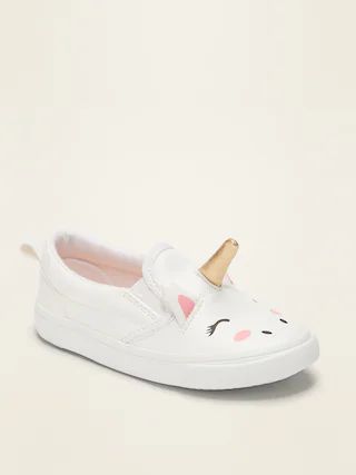 Unisex Unicorn Slip-On Sneakers For Toddler | Old Navy (US)