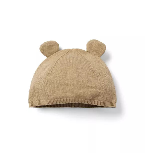 Baby Bear Ear Knit Beanie | Janie and Jack
