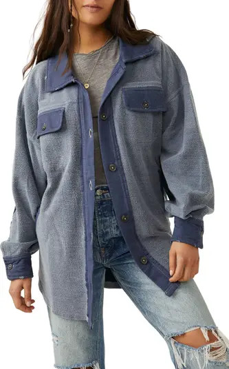 Free People We the Free Ruby Fleece Shirt Jacket | Nordstrom | Nordstrom