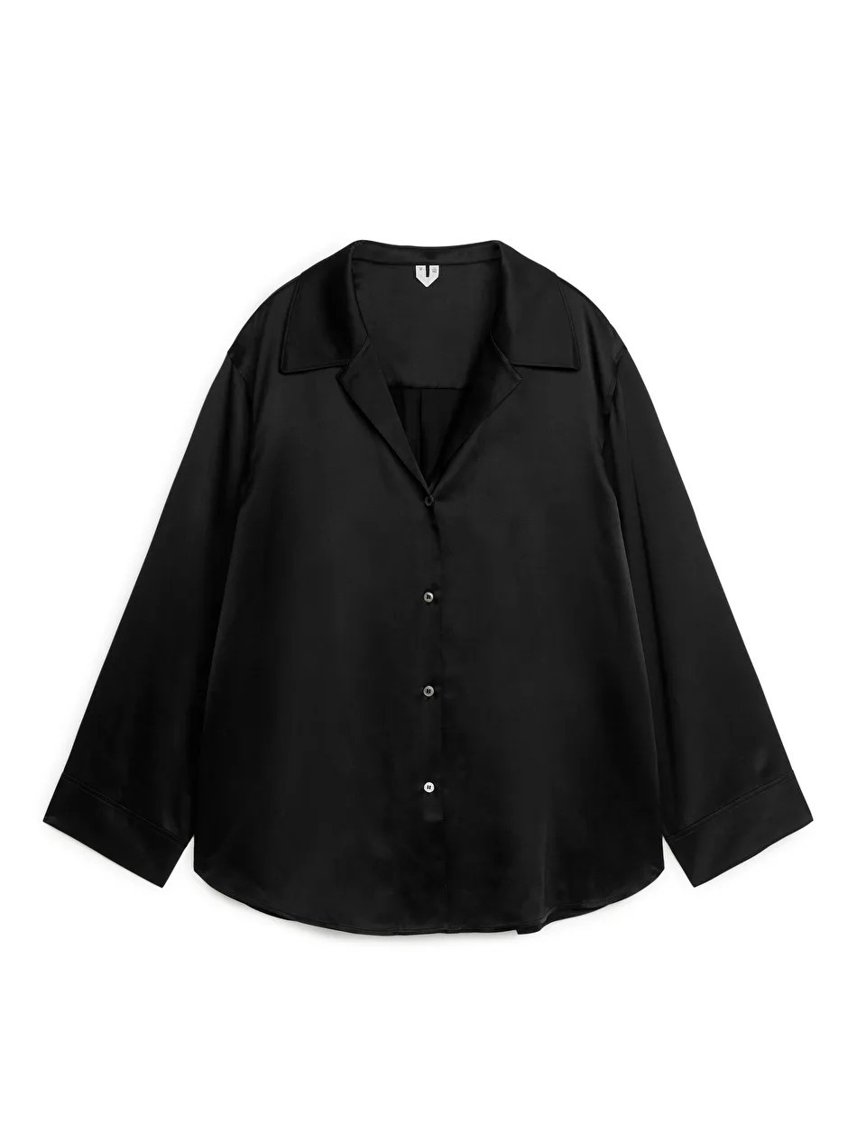 Relaxed Silk Shirt | ARKET (US&UK)